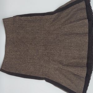 Mexx size 12 Tweed A-line midi skirt